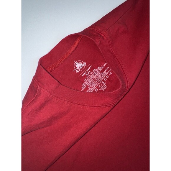 Disney Parks Spirit Jersey Adult Red Merry Christmas Mickey Mouse Disneyland XXL - Picture 3 of 6